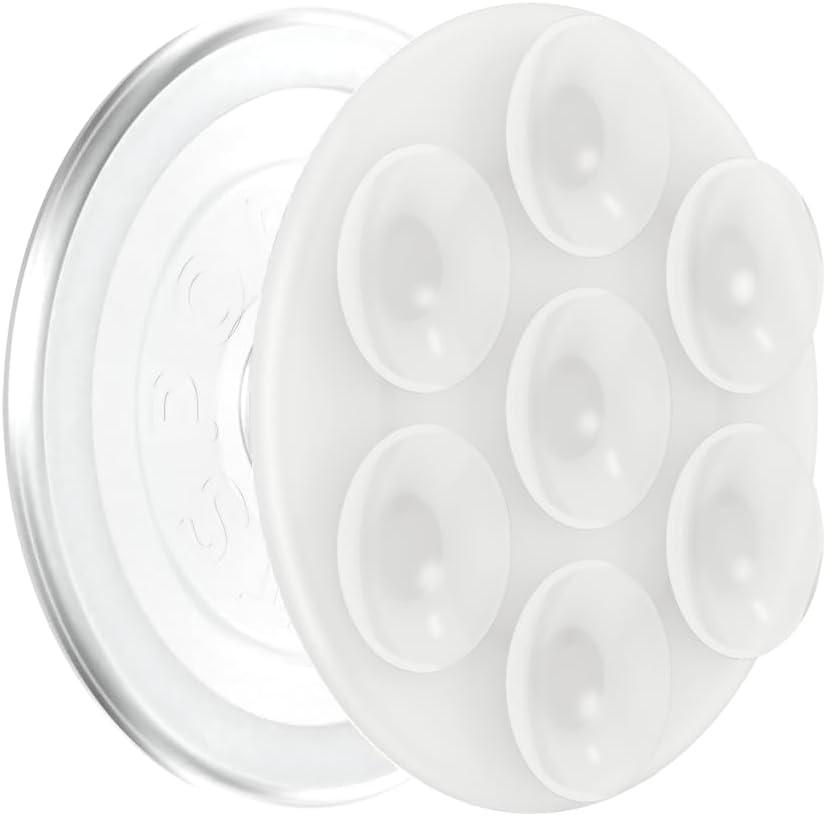 imagePopSockets Phone Grip with Expanding Kickstand Adhesive Grip Neon PinkClear