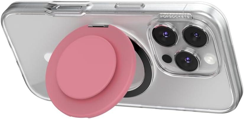 imagePopSockets Phone Grip with Expanding Kickstand Adhesive Grip Neon PinkPutty