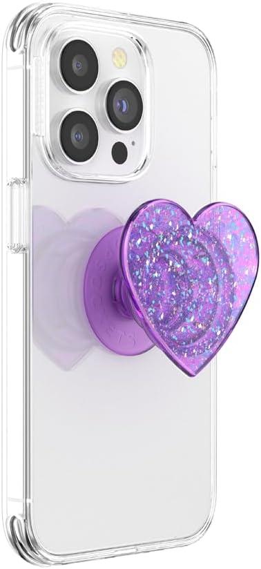 imagePopSockets Phone Grip with Expanding Kickstand Adhesive Grip Cute PopSockets Iridescent Confetti Dreamy HeartDreamy Heart