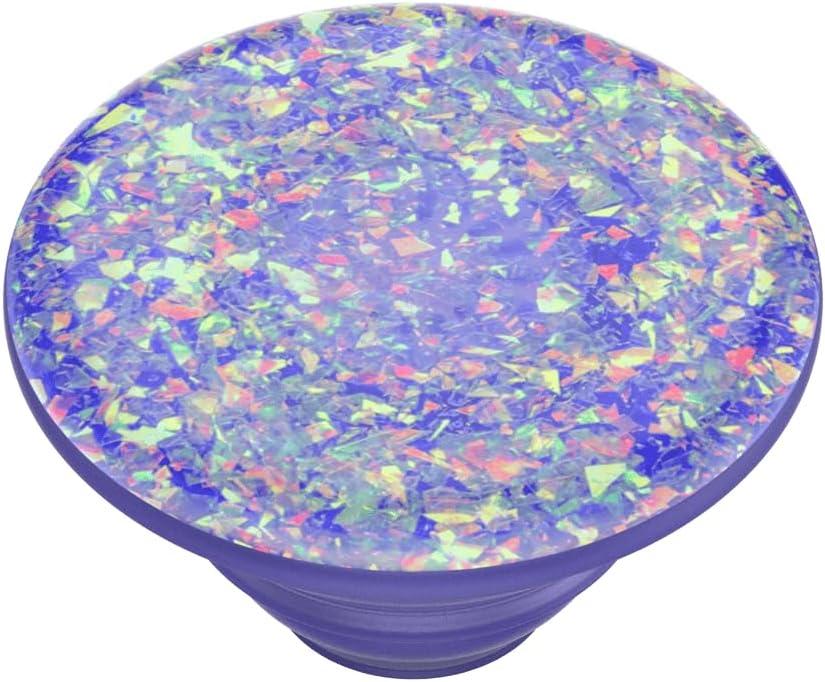 imagePopSockets Phone Grip with Expanding Kickstand Adhesive Grip Cute PopSockets Iridescent Confetti Dreamy HeartIce Purple