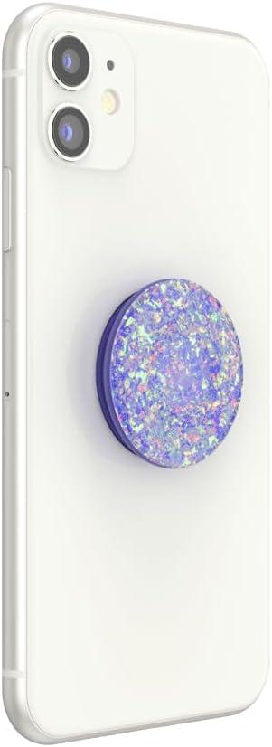 imagePopSockets Phone Grip with Expanding Kickstand Adhesive Grip Cute PopSockets Iridescent Confetti Dreamy HeartIce Purple