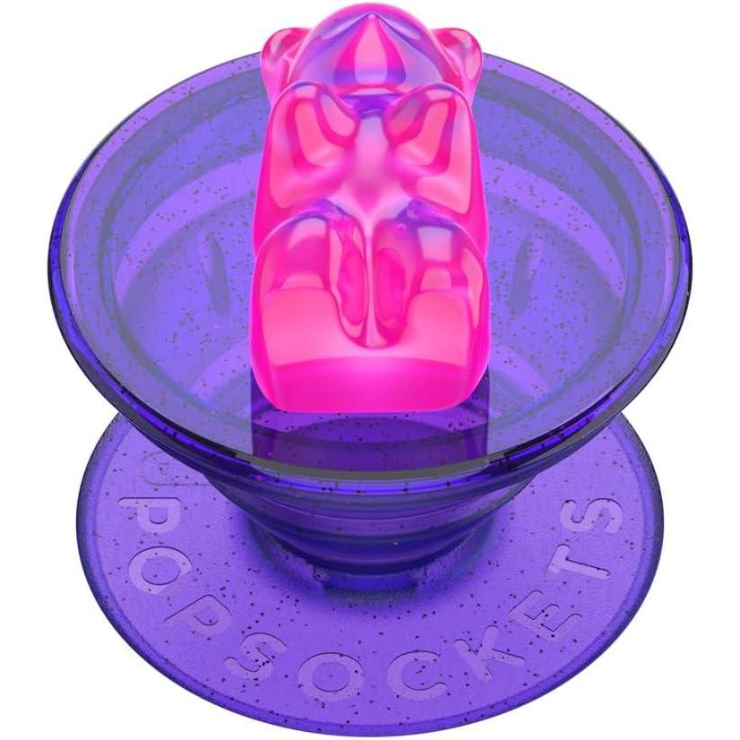 imagePopSockets Phone Grip with Expanding Kickstand Adhesive Grip Cute PopSockets Iridescent Confetti Dreamy HeartBon Bon Purple