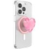 imagePopSockets Phone Grip Compatible with MagSafe Phone Holder Wireless Charging Compatible  Dichroic Heart