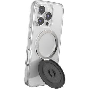 PopSockets Phone Grip with Expanding Kickstand, Adhesive Grip – Neon Pink(Black)