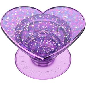 ​​​​PopSockets Phone Grip with Expanding Kickstand, Adhesive Grip, Cute PopSockets – Iridescent Confetti Dreamy Heart(Dreamy Heart)