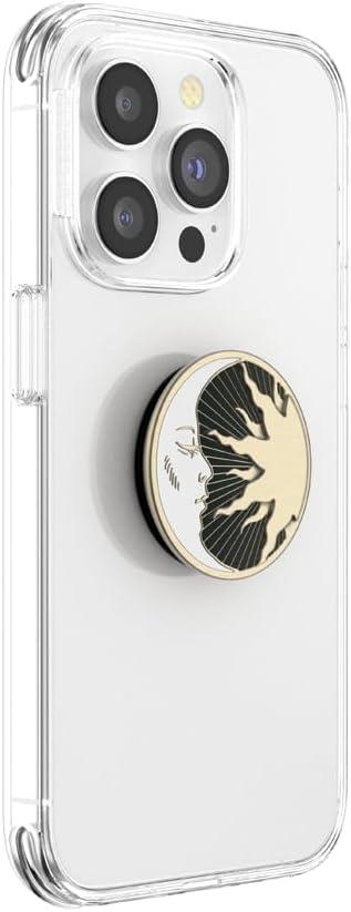 imagePopSockets Phone Grip for MagSafe with Kickstand Magnetic Stand Swappable Top Secure Hold for iPhone MagSafe Cases Phone amp Tablet Grip Enamel DragonLunar Dreams