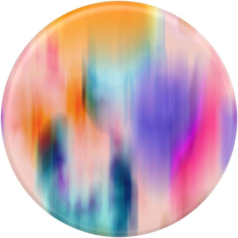 imagePopSockets Phone Grip for MagSafe with Kickstand Magnetic Stand Swappable Top Secure Hold for iPhone MagSafe Cases Phone amp Tablet Grip Cute PopSockets Rainbow GlassAurora Haze