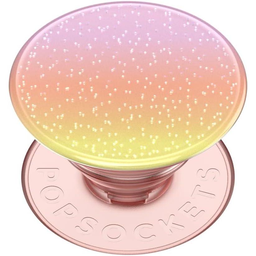 imagePopSockets Phone Grip for MagSafe with Kickstand Magnetic Stand Swappable Top Secure Hold for iPhone MagSafe Cases Phone amp Tablet Grip Cute PopSockets Rainbow GlassAura Sunrise