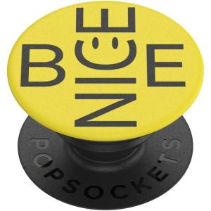 PopSockets Phone Grip for MagSafe with Kickstand, Magnetic Stand, Swappable Top, Secure Hold for iPhone MagSafe Cases, Phone & Tablet Grip, Cute PopSockets – Rainbow Glass(Be Nice)