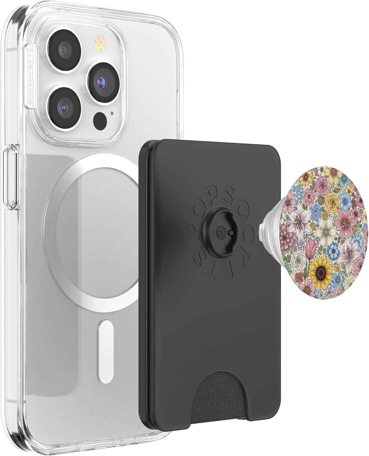 imagePopSockets Floral Phone Grip amp Stand Floral Field PopSockets Adhesive PopGripMagnetic PopWallet