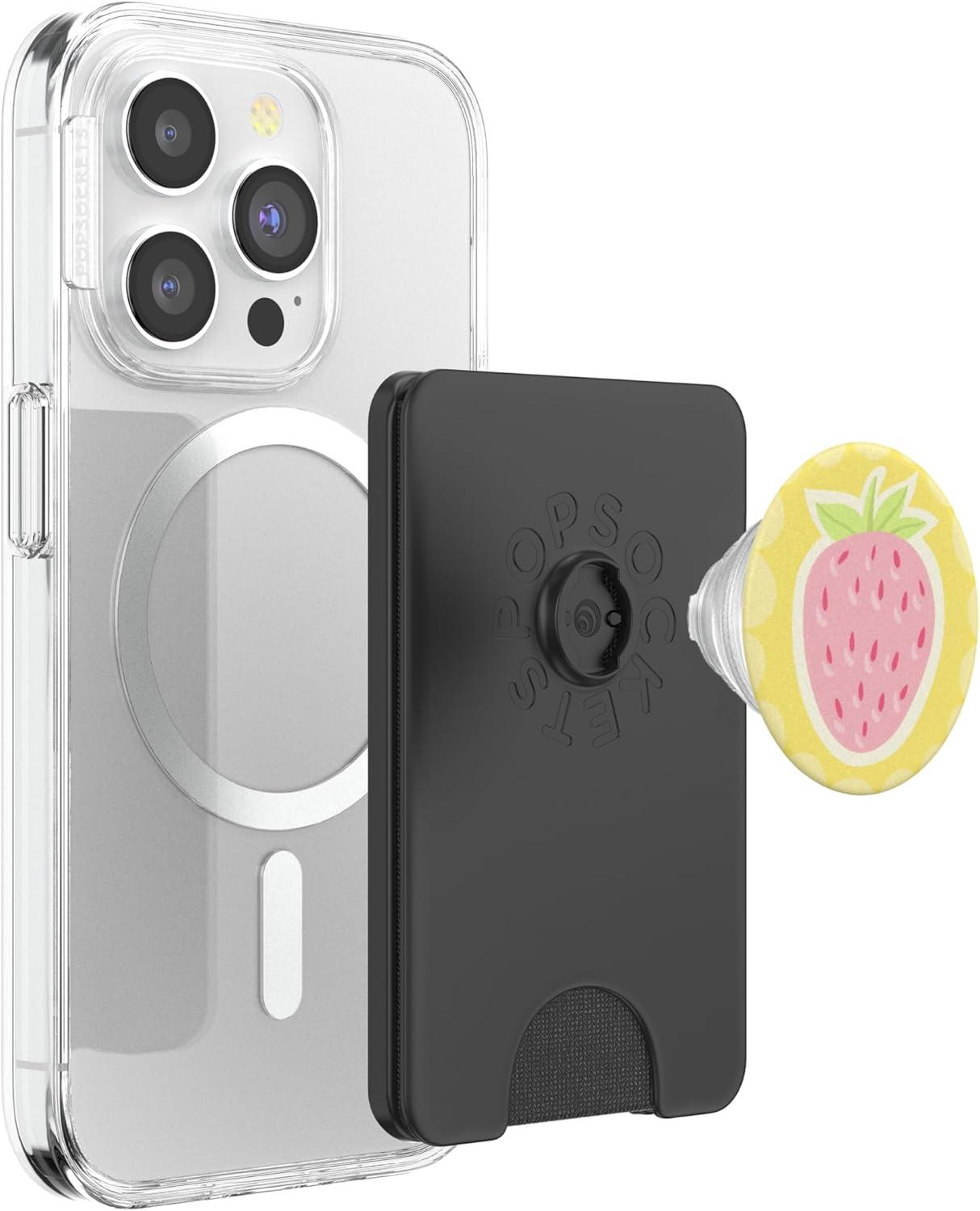 imagePopSockets Phone Grip Fruit Strawberry Lemonade PopSockets Adhesive PopGripMagnetic PopWallet