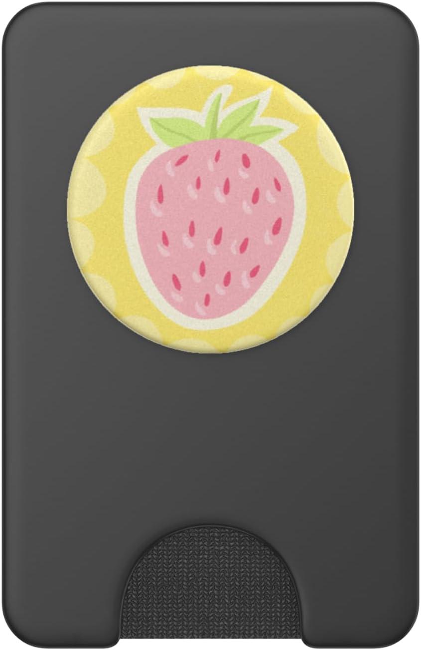imagePopSockets Phone Grip Fruit Strawberry Lemonade PopSockets Adhesive PopGripMagnetic PopWallet