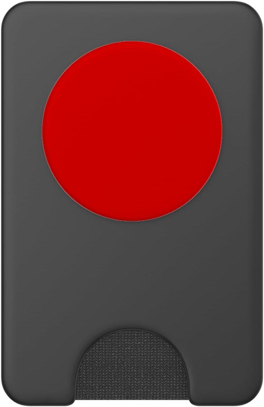 imagePopSockets Phone Grip with Expanding Kickstand Red PopSockets Adhesive PopGripMagnetic PopWallet