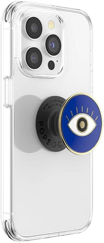 imagePopSockets Phone Grip with Expanding Kickstand Adhesive Grip Enamel Evil EyeEvil Eye