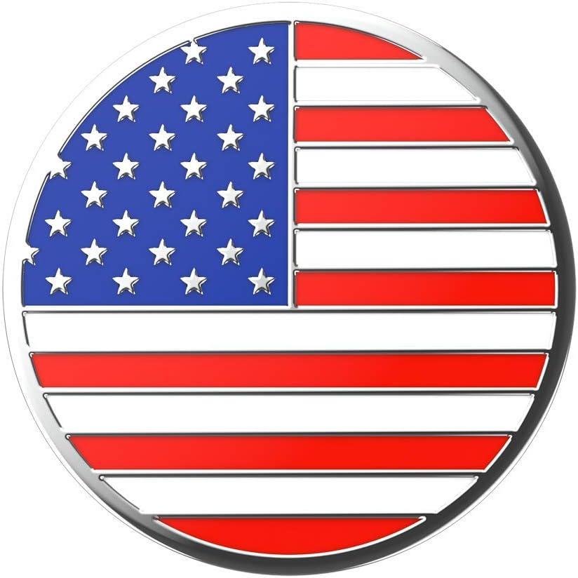 imagePopSockets Phone Grip with Expanding Kickstand Adhesive Grip Enamel Old GloryOld Glory