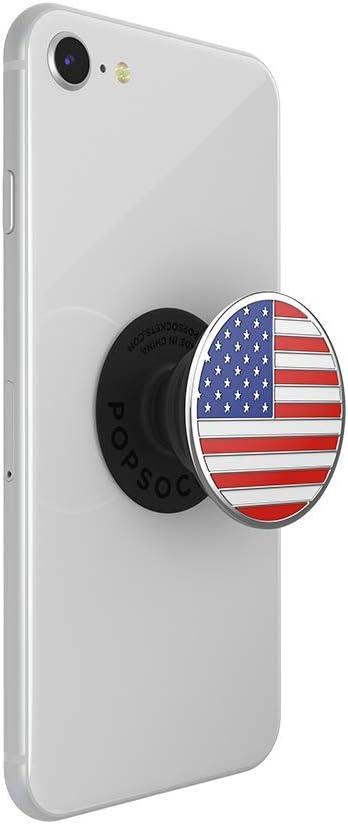 imagePopSockets Phone Grip with Expanding Kickstand Adhesive Grip Enamel Old GloryOld Glory