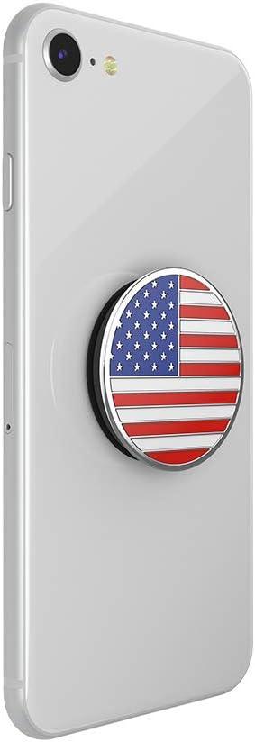 imagePopSockets Phone Grip with Expanding Kickstand Adhesive Grip Enamel Old GloryOld Glory
