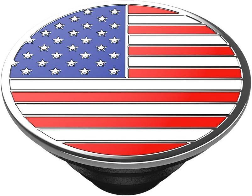 imagePopSockets Phone Grip with Expanding Kickstand Adhesive Grip Enamel Old GloryOld Glory