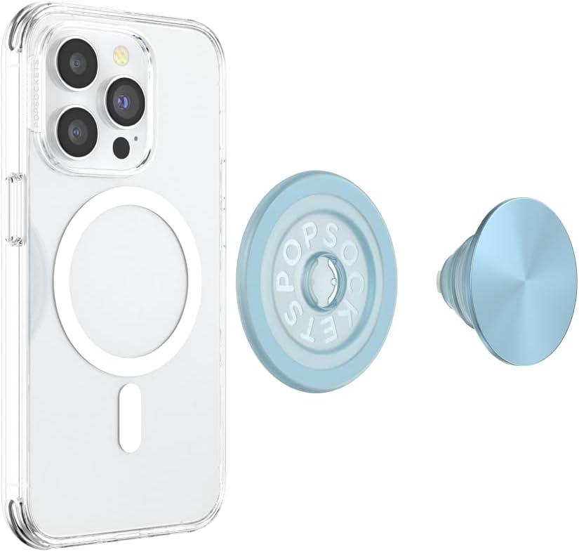 imagePopSockets Phone Grip with Expanding Kickstand Adhesive Grip Floral BustBlue Sigh