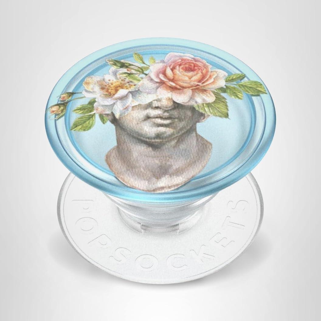 imagePopSockets Phone Grip with Expanding Kickstand Adhesive Grip Floral BustFloral Burst