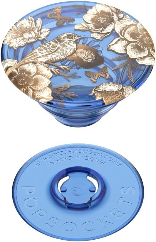 imagePopSockets Phone Grip with Expanding Kickstand Adhesive Grip MarinaBlue Bird