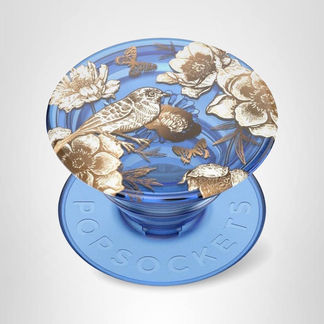 imagePopSockets Phone Grip with Expanding Kickstand Adhesive Grip MarinaBlue Bird