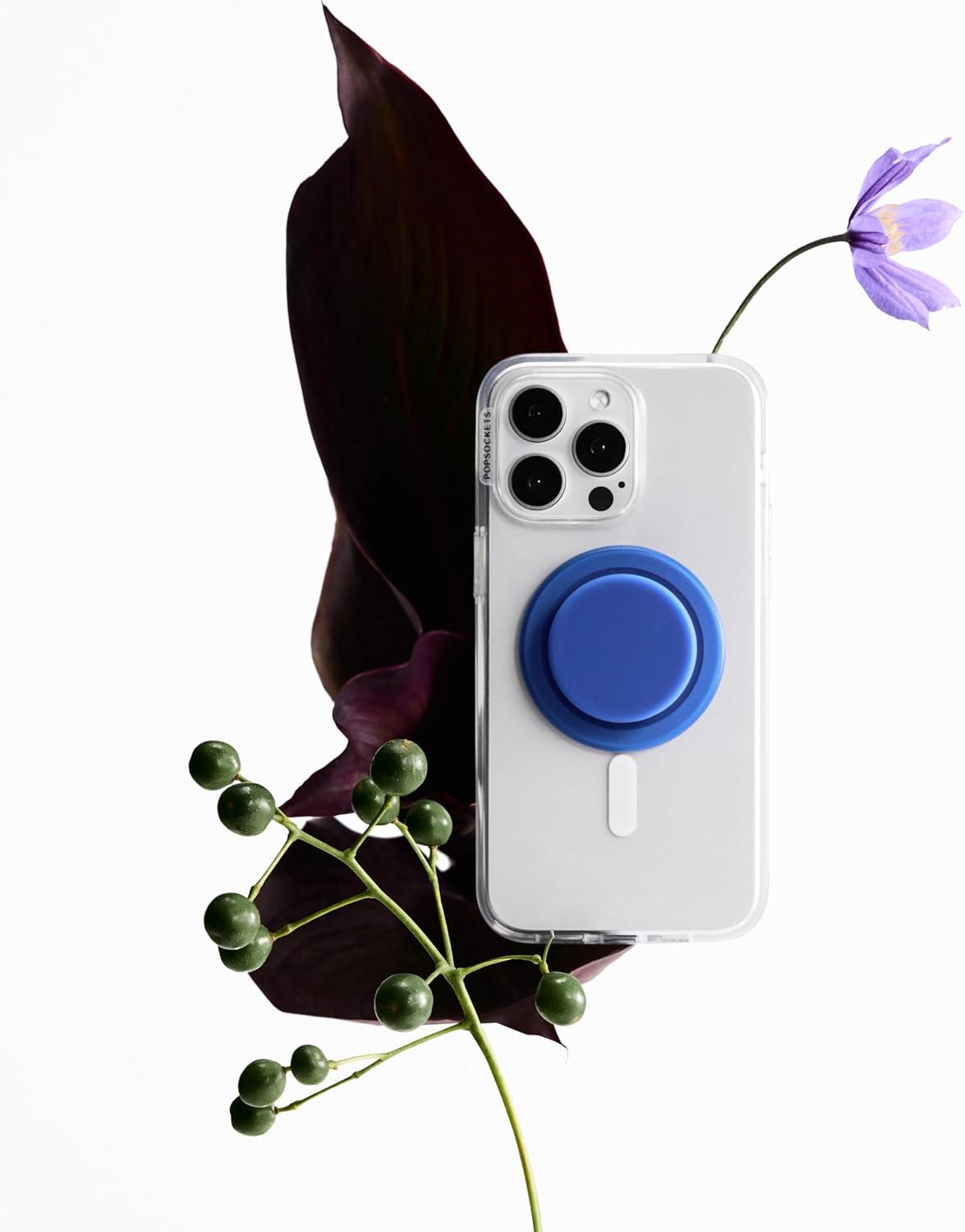 imagePopSockets Phone Grip with Expanding Kickstand Adhesive Grip MarinaCobalt