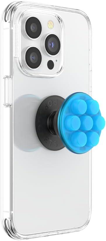 imagePopSockets Phone Grip with Expanding Kickstand Adhesive Grip MarinaPopper Blue