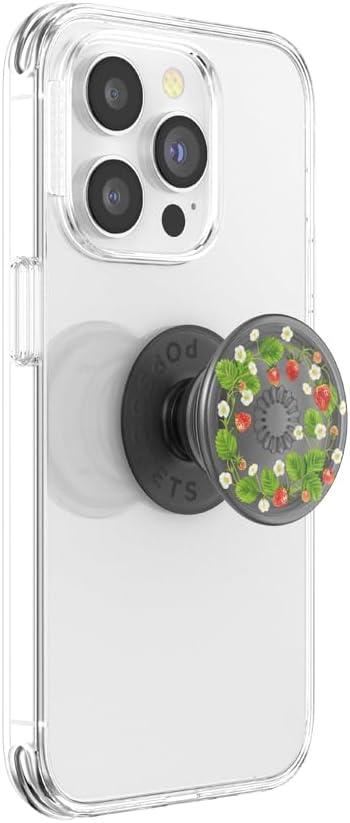 imagePopSockets Phone Grip with Expanding Kickstand Adhesive Grip Strawberry PickingBerry Picking