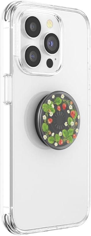 imagePopSockets Phone Grip with Expanding Kickstand Adhesive Grip Strawberry PickingBerry Picking