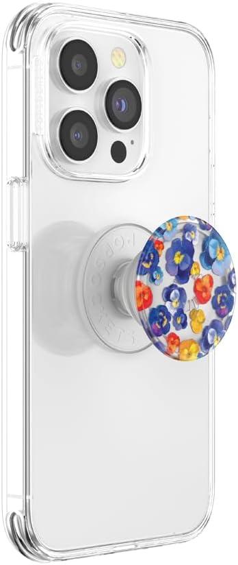 imagePopSockets Phone Grip with Expanding Kickstand Adhesive Grip Strawberry PickingPansy Raid