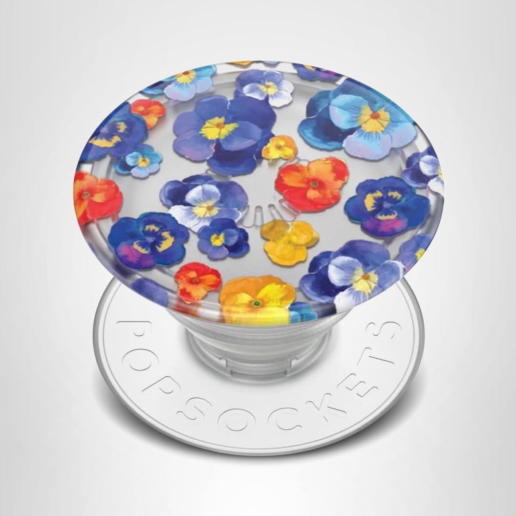 imagePopSockets Phone Grip with Expanding Kickstand Adhesive Grip Strawberry PickingPansy Raid