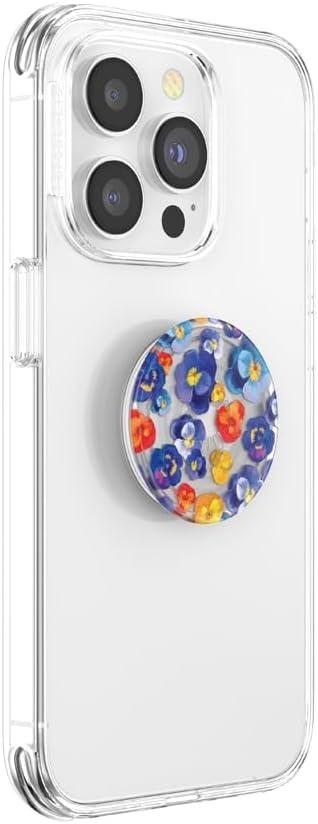 imagePopSockets Phone Grip with Expanding Kickstand Adhesive Grip Strawberry PickingPansy Raid