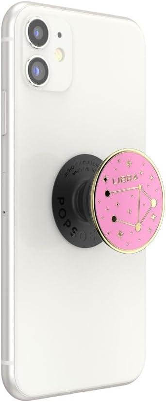 imagePopSockets Phone Grip with Expanding Kickstand Adhesive Grip Cute PopSockets Enamel SaggitariusLibra