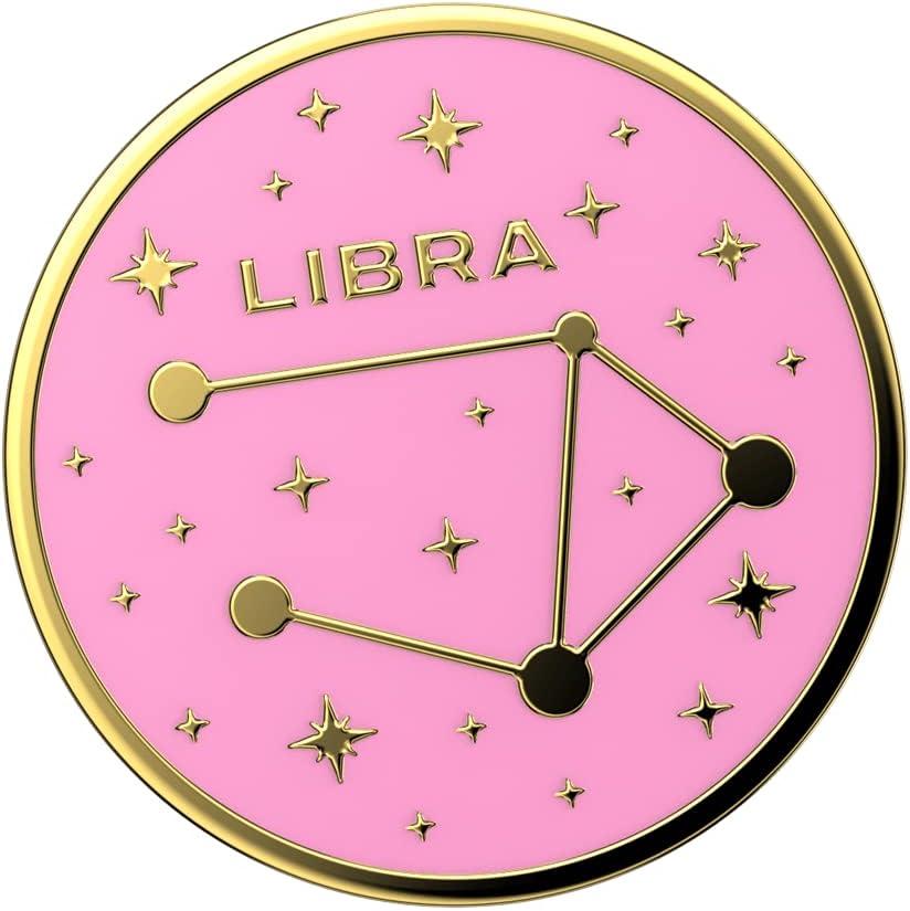 imagePopSockets Phone Grip with Expanding Kickstand Adhesive Grip Cute PopSockets Enamel SaggitariusLibra