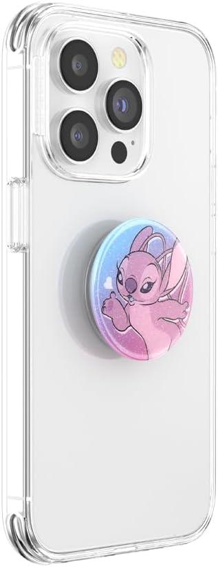 imagePopSockets Phone Grip with Expanding Kickstand Adhesive Grip Disney Cute PopSockets Enamel StitchAngel Kisses
