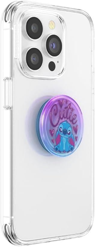imagePopSockets Phone Grip with Expanding Kickstand Adhesive Grip Disney Cute PopSockets Enamel StitchCutie Stitch