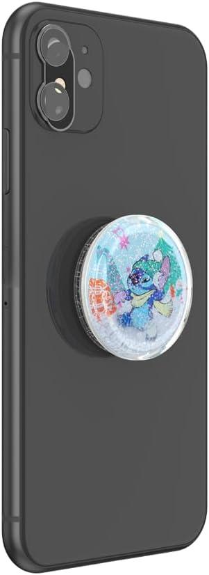 imagePopSockets Phone Grip with Expanding Kickstand Adhesive Grip Disney Cute PopSockets Enamel StitchSnowglobe sitch