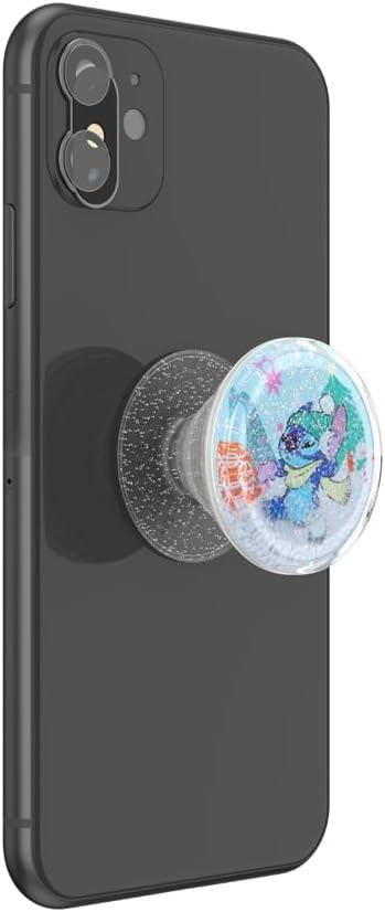 imagePopSockets Phone Grip with Expanding Kickstand Adhesive Grip Disney Cute PopSockets Enamel StitchSnowglobe sitch