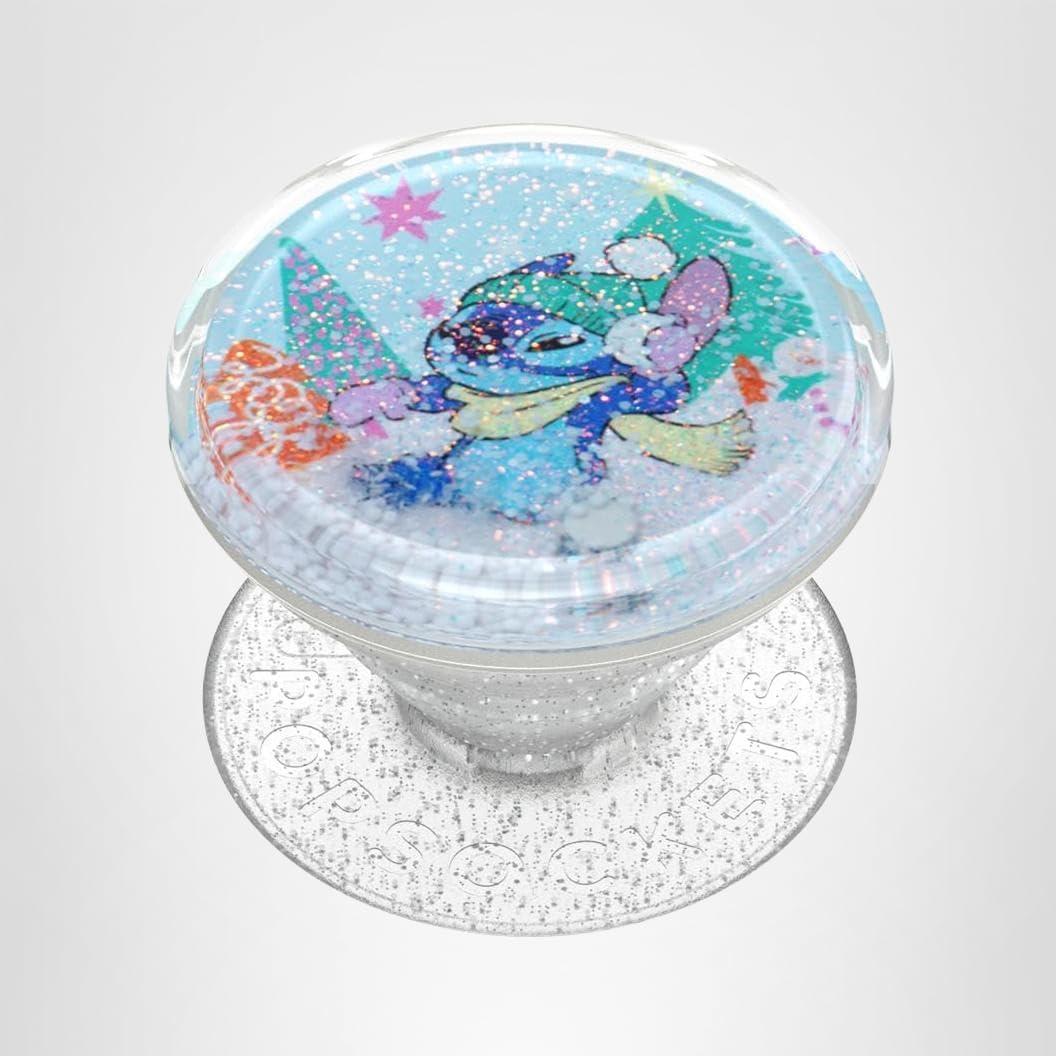 imagePopSockets Phone Grip with Expanding Kickstand Adhesive Grip Disney Cute PopSockets Enamel StitchSnowglobe sitch