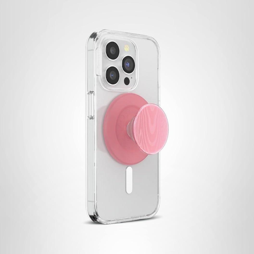 imagePopSockets Phone Grip with Expanding Kickstand Adhesive Grip Enamel Glitter Cherry BlossomAlum Moire Putty