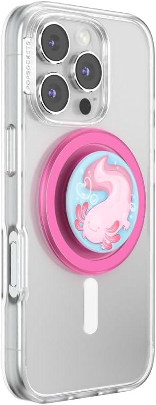 imagePopSockets Phone Grip with Expanding Kickstand Adhesive Grip Enamel Glitter Cherry BlossomAxel Rose