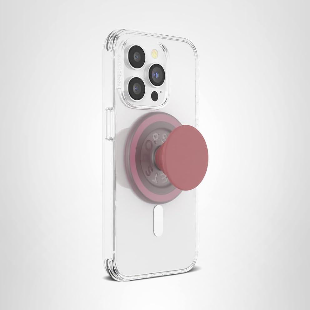 imagePopSockets Phone Grip with Expanding Kickstand Adhesive Grip Enamel Glitter Cherry BlossomClay