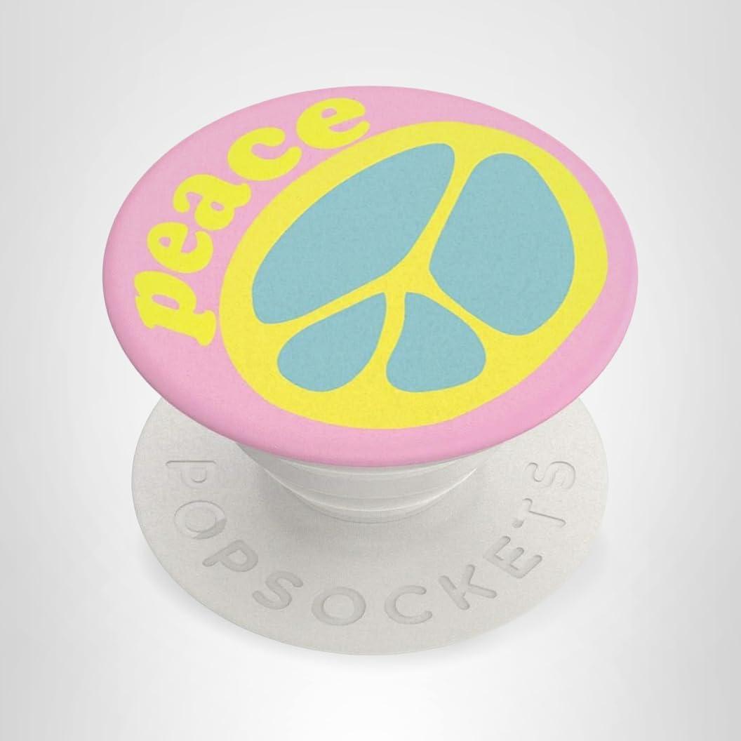 imagePopSockets Phone Grip with Expanding Kickstand Adhesive Grip Enamel Glitter Cherry BlossomPeace Slice