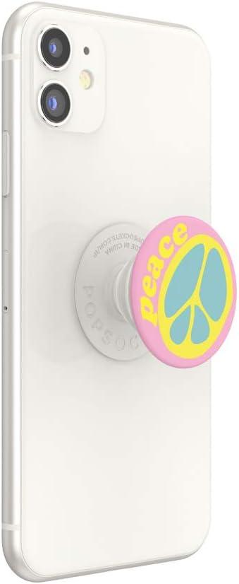 imagePopSockets Phone Grip with Expanding Kickstand Adhesive Grip Enamel Glitter Cherry BlossomPeace Slice