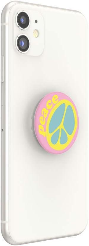 imagePopSockets Phone Grip with Expanding Kickstand Adhesive Grip Enamel Glitter Cherry BlossomPeace Slice