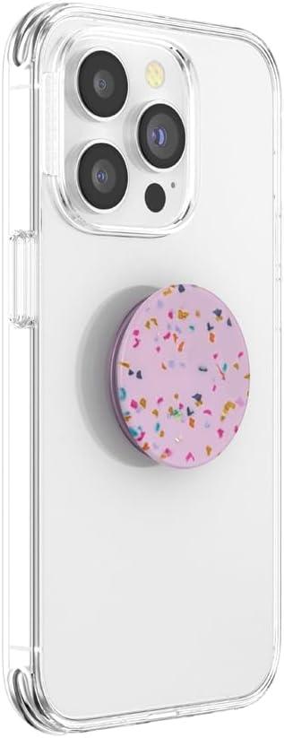 imagePopSockets Phone Grip with Expanding Kickstand Adhesive Grip Enamel Glitter Cherry BlossomSugar Plum