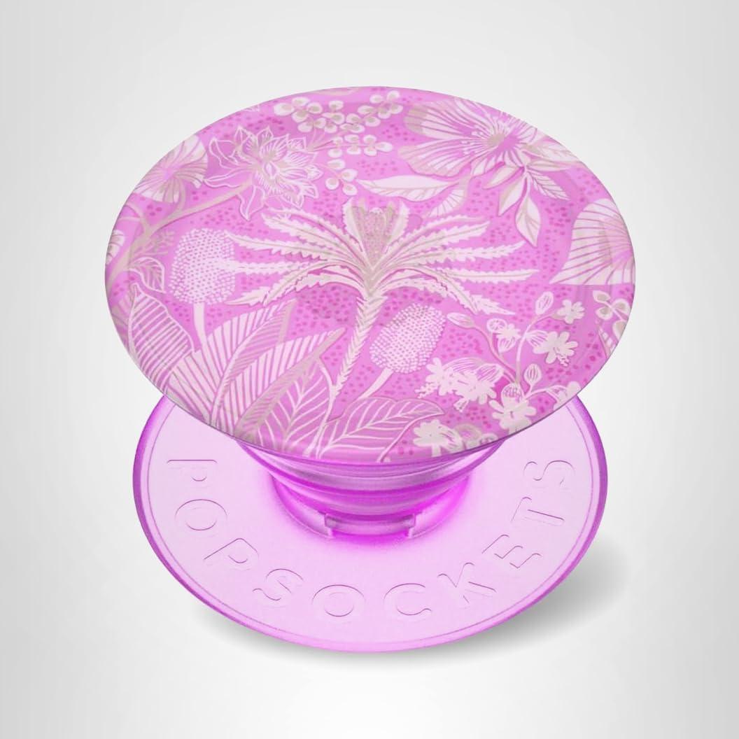 imagePopSockets Phone Grip with Expanding Kickstand Adhesive Grip Enamel Glitter Cherry BlossomTan Lines