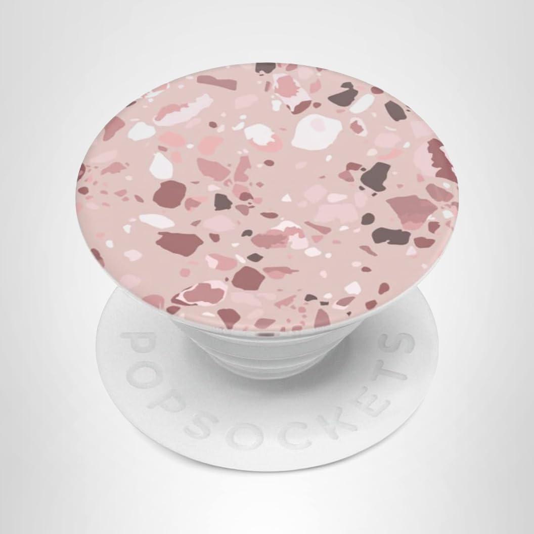 imagePopSockets Phone Grip with Expanding Kickstand Adhesive Grip Enamel Glitter Cherry BlossomTerrazo Clay