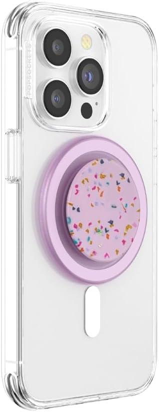 imagePopSockets Phone Grip with Expanding Kickstand Adhesive Grip Enamel Glitter Cherry BlossomTutti Frutti